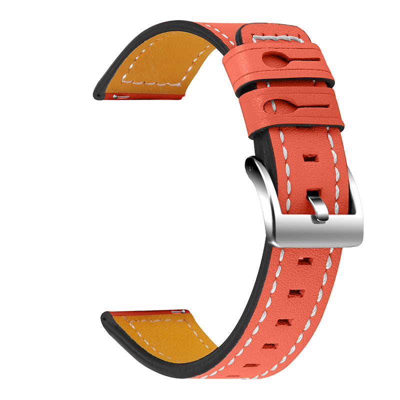 For Garmin Vivomove 3 Garminmove 3 20mm Universal Watch Strap Cowhide Leather Wrist Band Replacement Watchband For Garmin Vivomove 3 Garminmove 3 20mm Universal Watch Strap Cowhide Leather Wrist Band Replacement Watchband